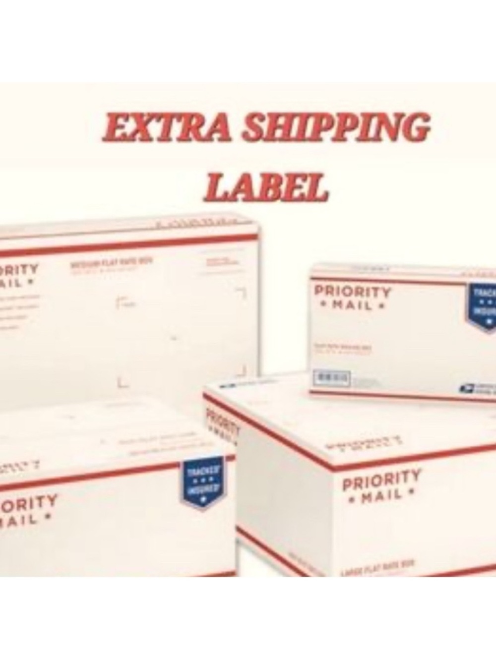 Additional shipping label $8